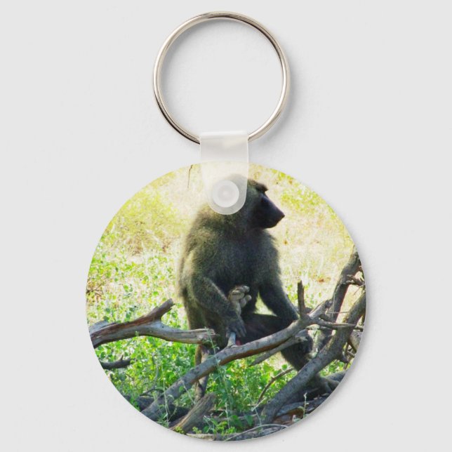Samburu Baboon Key Ring (Front)