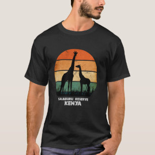 Samburu Reserve, Kenya Giraffe Safari National Par T-Shirt
