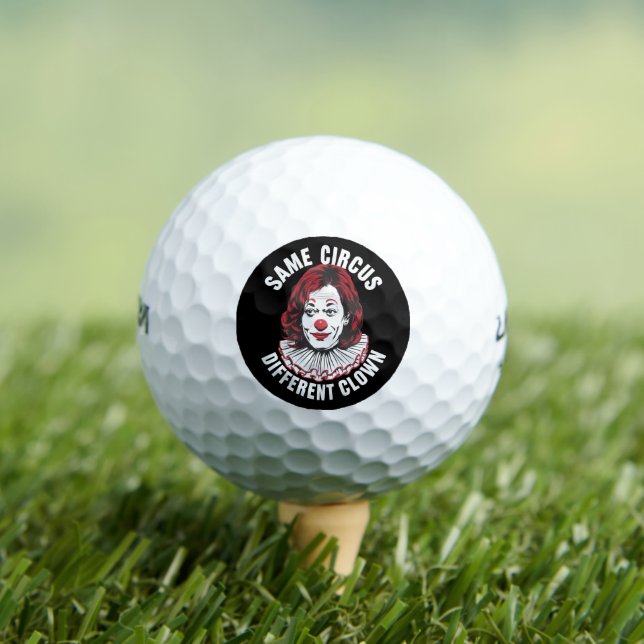 Same Circus Different Clown Anti Kamala 2024 Golf Balls (Insitu Tee)