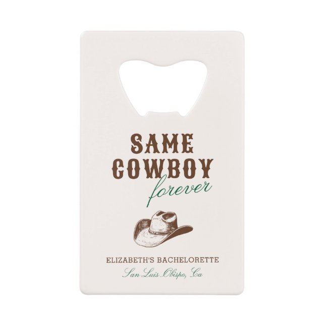 Same Cowboy Forever Bachelorette Weekend (Front)