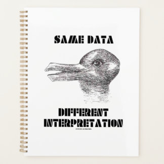 Same Data Different Interpretation Duck Rabbit Planner