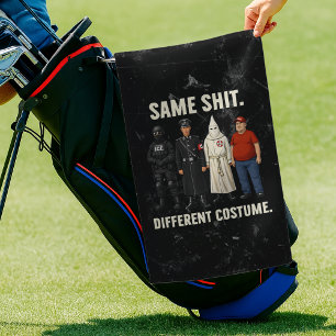 Same Different Costume Golf Towel