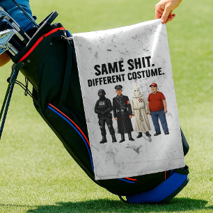 Same Different Costume Golf Towel