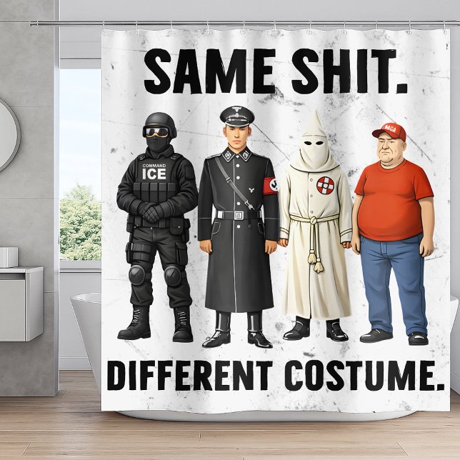 Same Different Costume Shower Curtain (Creator Uploaded)