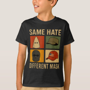 Same Different Hat Retro Vintage Funny Jokes Men W T-Shirt