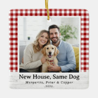 Same Dog, New House  – Red Buffalo Check Photo