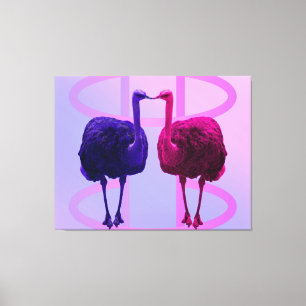 Same Faces Different Colours Canvas Art