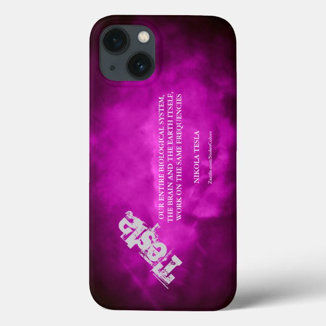 SAME FREQUENCIES - NIKOLA TESLA 2.0 Case-Mate iPhone CASE (Back)