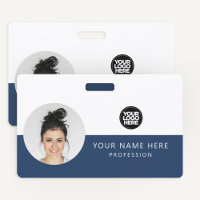 Same Front and Back | Employee Photo, Logo, Name