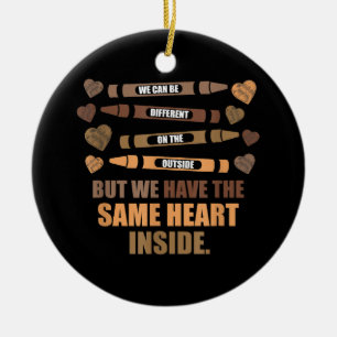 Same Heart Black History Month African American Ceramic Tree Decoration