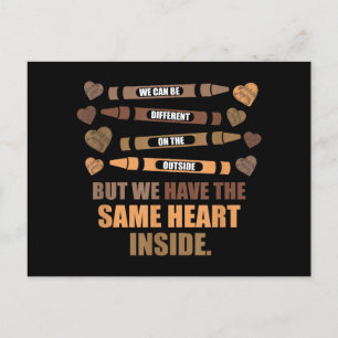 Same Heart Black History Month African American Holiday Postcard
