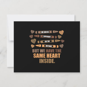 Same Heart Black History Month African American RSVP Card