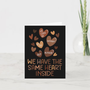 Same Heart Black History Month African American Wo Card