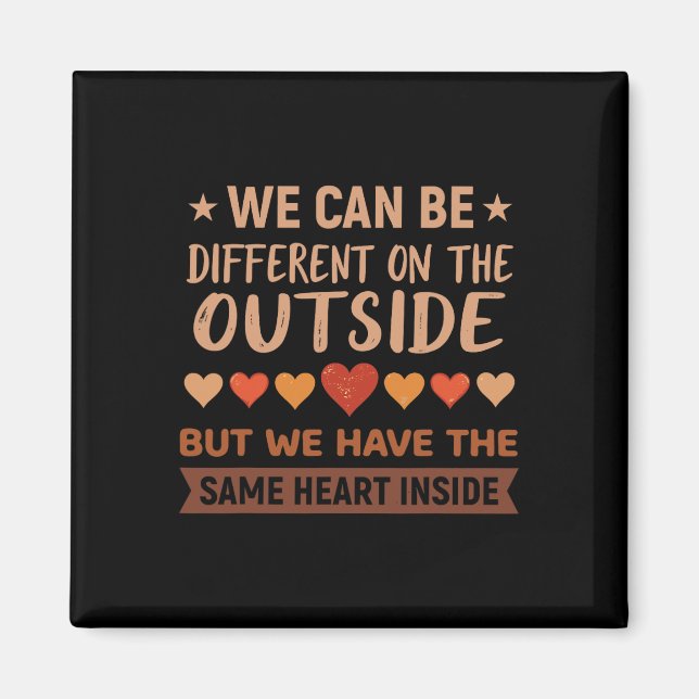 Same Heart Equality Black History Month African Am Magnet (Front)