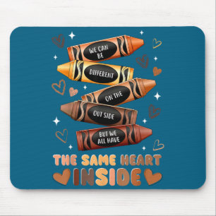 Same heart inside juneteenth black history month mouse mat