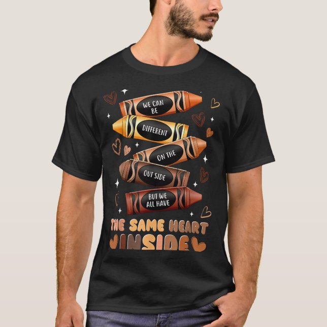 Same heart inside juneteenth black history month T-Shirt (Front)