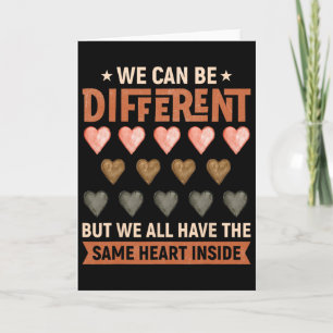 Same Heart Inside Juneteenth Black History Month W Card