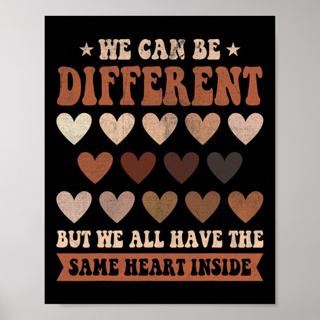 Same Heart Inside Juneteenth Black History Month W Poster (Front)