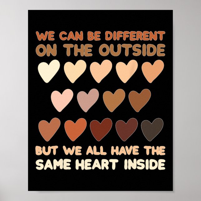 Same Heart Inside Juneteenth Black History Month W Poster (Front)