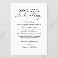 Same Love Smaller Wedding Downsize Wedding Elegant