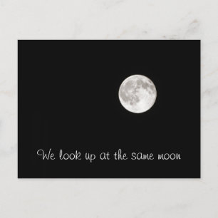 Same moon postcard