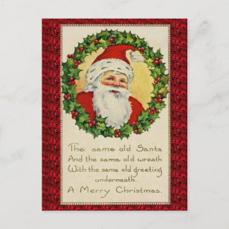 Same Old Santa Vintage Antique Christmas Postcard