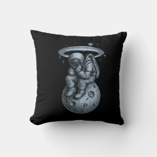 Same Problems, Different Galaxies Minimal Art Cushion