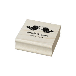 Same sex Rustic Rubber Stamp Wedding Monogram