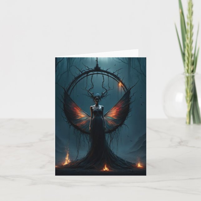 Samhain Blessings  Card (Front)