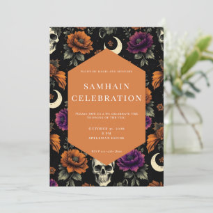 Samhain   Day of the Dead   Halloween Invitation