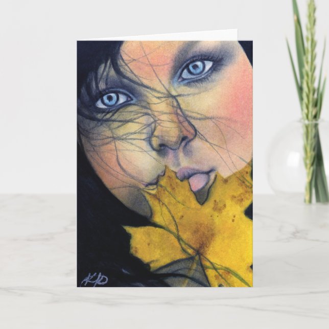 Samhain fairy beauty Card (Front)