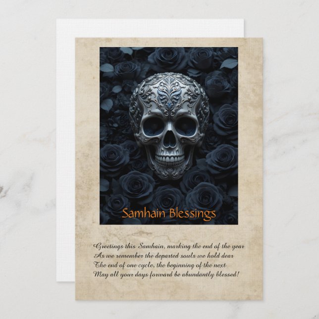 Samhain Greeting Card (Front/Back)