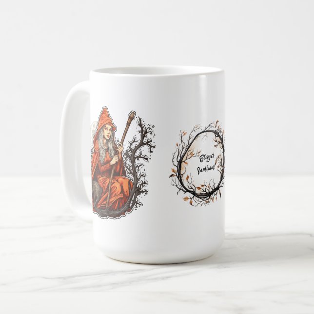 Samhain Pagan Celebration Coffee Mug (Front Left)