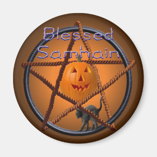 samhain pentacle magnet