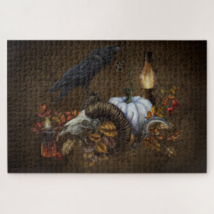 Samhain Raven Jigsaw Puzzle