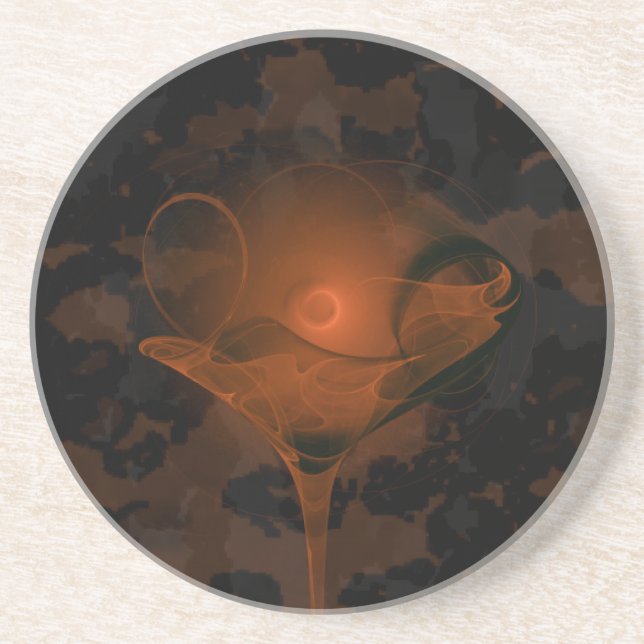 Samhain Toast Faery Martini Art Coaster (Front)