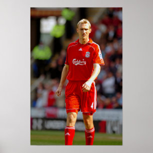 Sami Hyypia Playing For Liverpool FC Poster