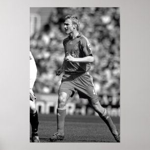 Sami Hyypia Playing For Liverpool FC Poster