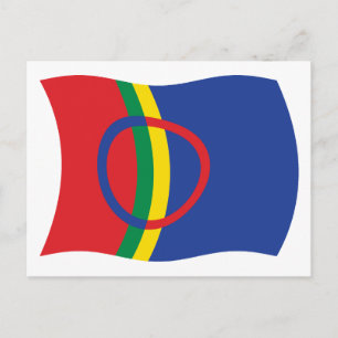 Sami People Flag Postcard