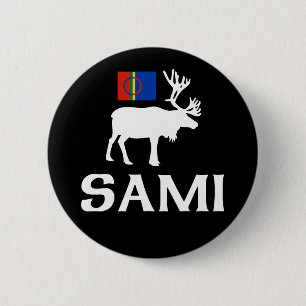 Sami, the People of Eight Seasons 6 Cm Round Badge