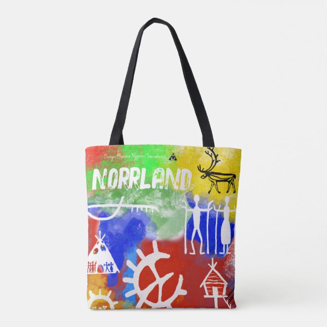 Samisk inspererad tote bag (Back)