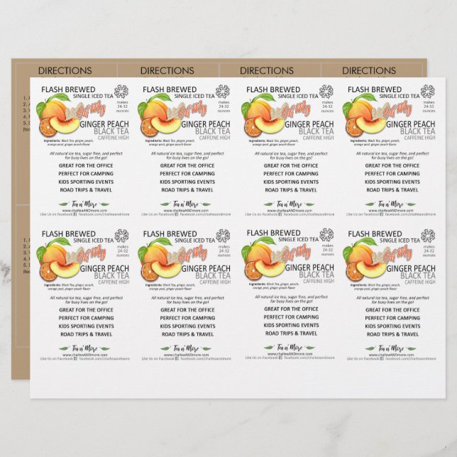 Samle Inserts 3x4 Clear Bag Cards (Front/Back)