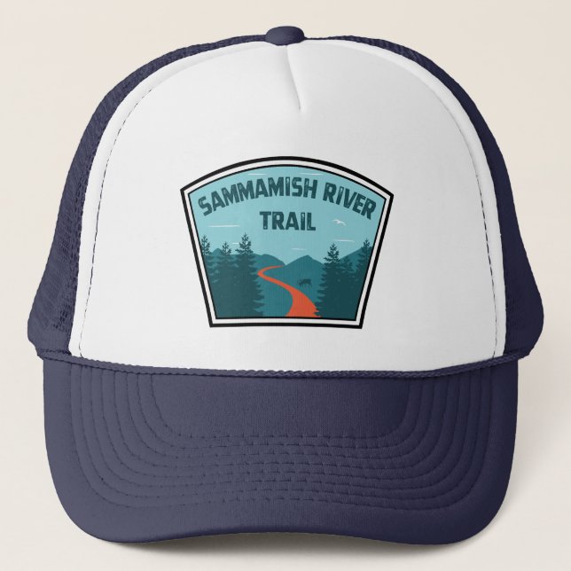 Sammamish River Trail Washington Trucker Hat (Front)