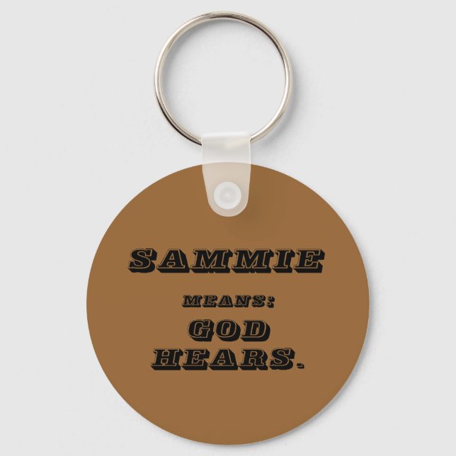 Sammie Key Ring (Front)