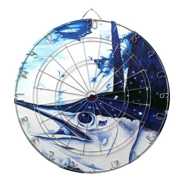 Sammy Sailfish Dart Board (Front)