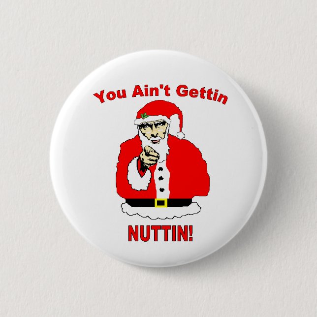 Sammy Santa Button (Front)
