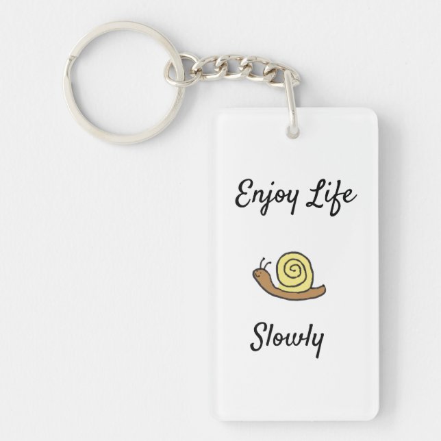 Sammy The Cartoon Snail Key Ring (Front)