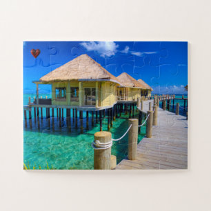 Samoa Beach Scene Jigsaw Puzzle