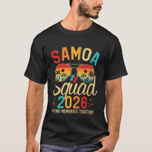 Samoa Beach Summer Vacation Family Trip 2026 Squad T-Shirt