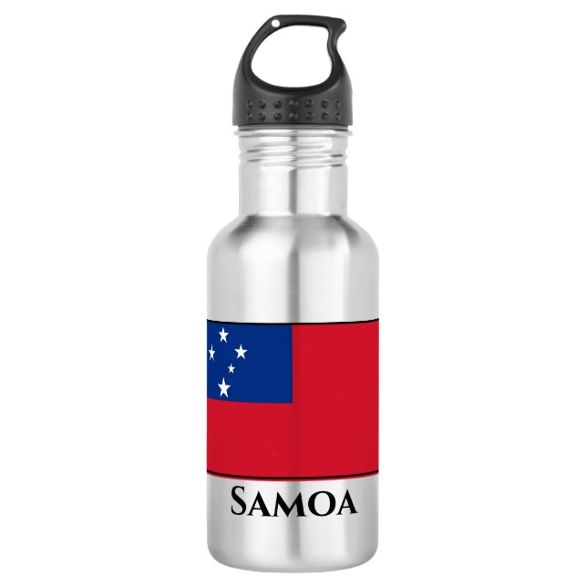 Samoa Flag 532 Ml Water Bottle (Front)